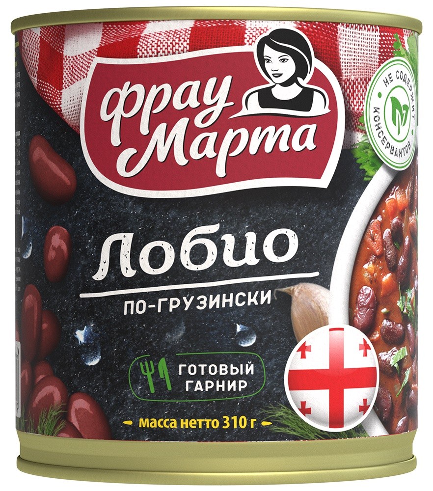 Фасоль Фрау Марта Лобио по-грузински 310г