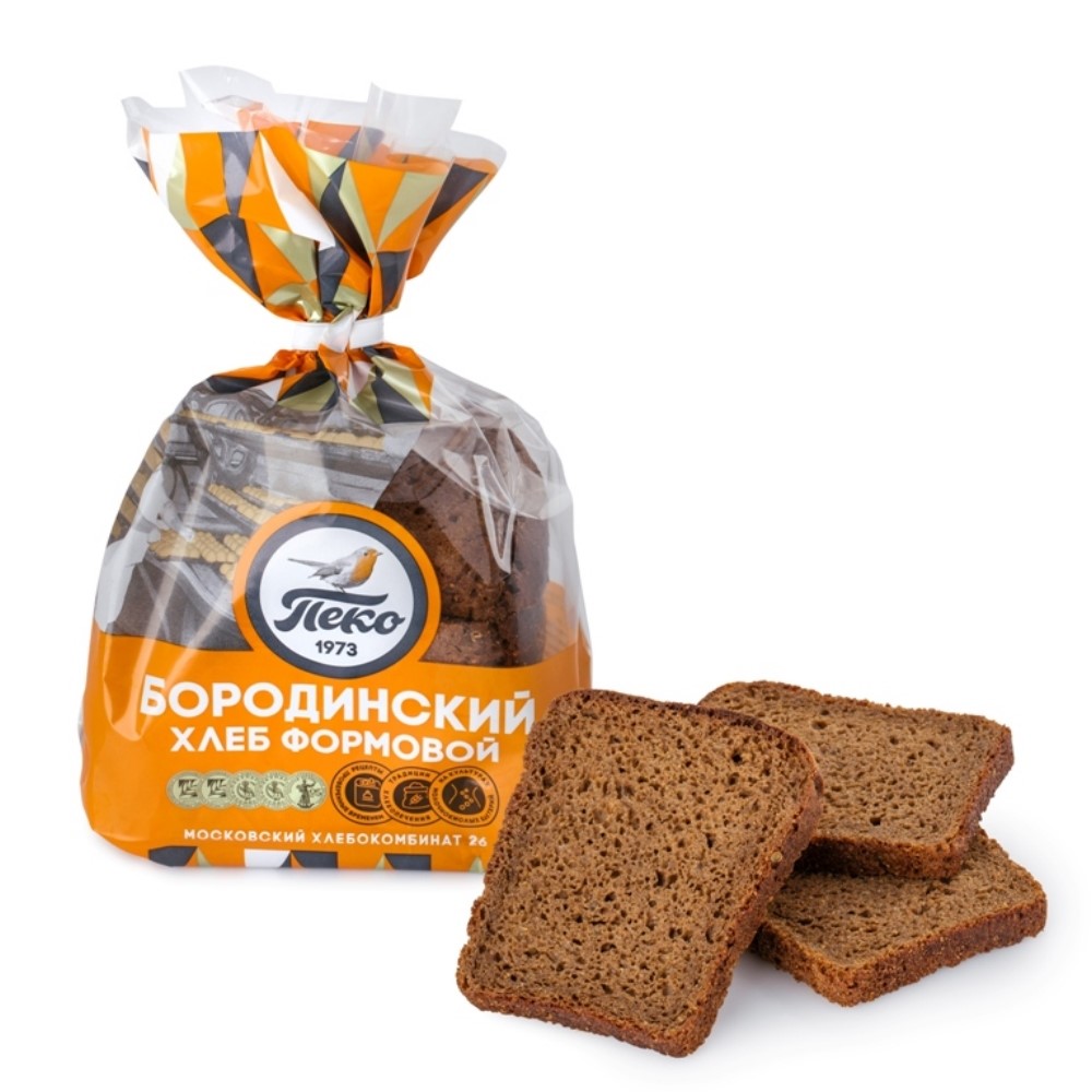 Хлеб Бородинский 350г Пеко