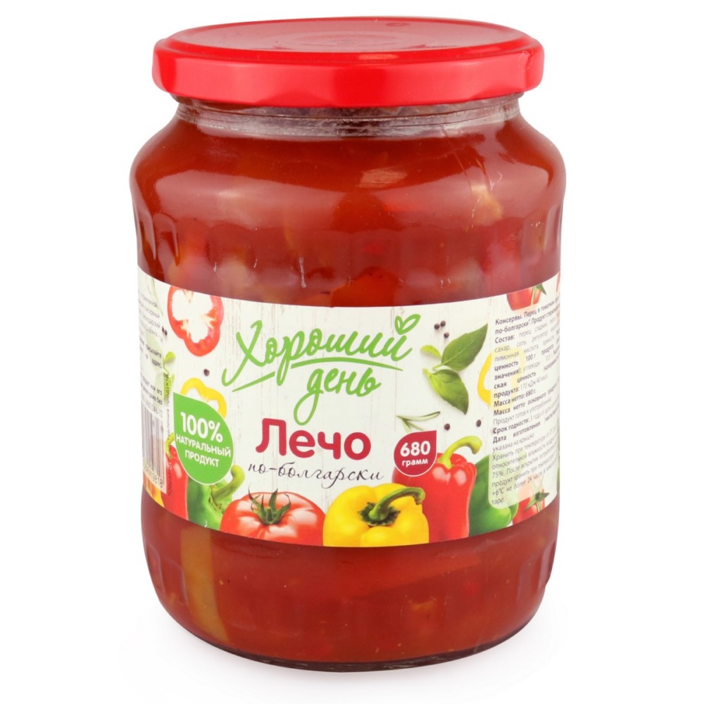 Лечо  Хороший день по-болгарски 680г