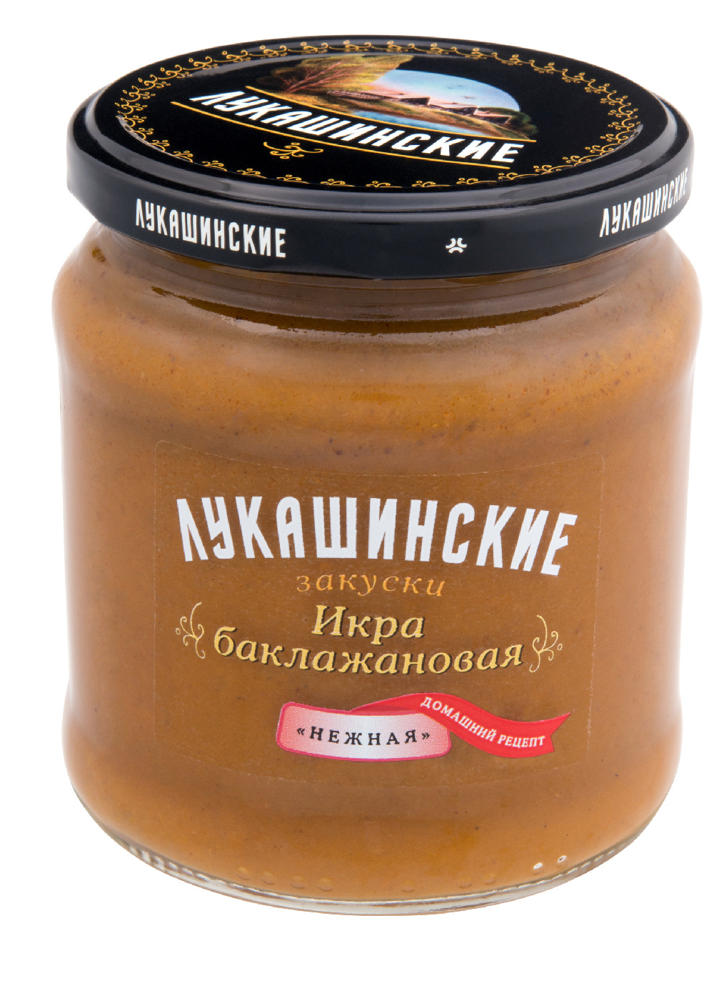 Икра Лукашинские баклажановая Нежная 460г