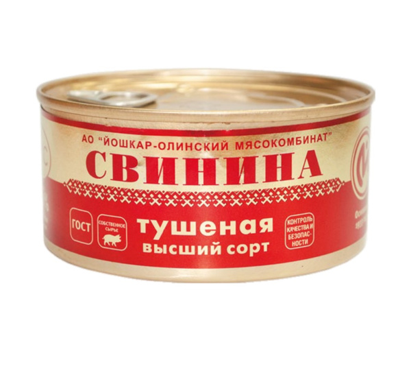Свинина Люкс тушеная высшего сорта 325г